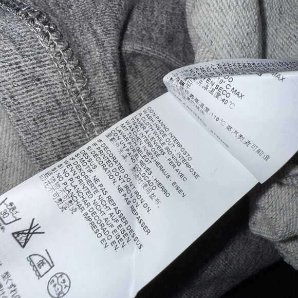 mens size L Dsquared2 Mens Gray Crew neck‎ Sweatshirt Cotton - Picture 10 of 13